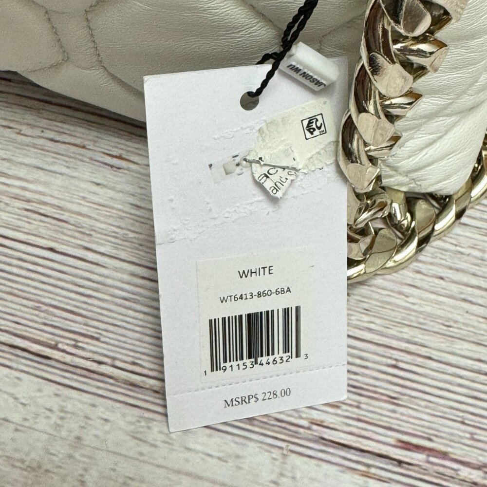 JASON WU Kin Quilted Leather Small Shoulder Bag - White - Picture 6 of 6